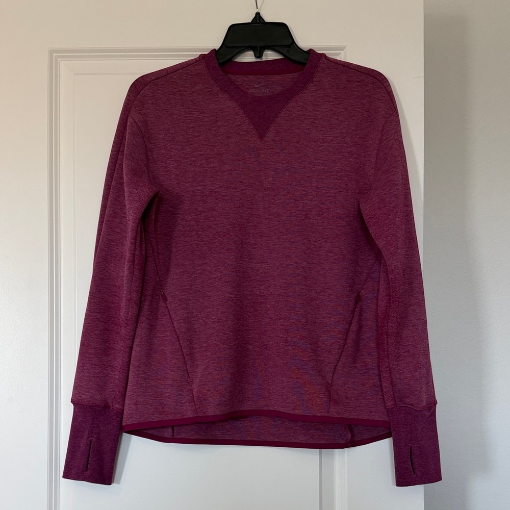 Women's Nike Dri-Fit Purple Sweatshirt